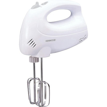 Kenwood Stand Mixer Hand Mixer Electric Whisk 250W With 2.7L Rotary Bowl, 6 Speeds, Turbo Button, Twin Stainless Steel Kneader And Beater HM430, White Colour