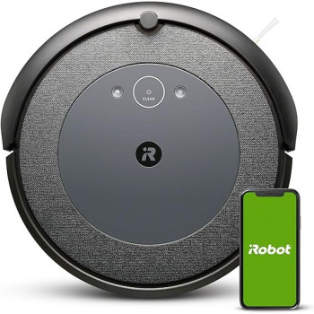 Irobot Roomba I3 Connected Mapping Robot Vacuum With Dual Multi Surface Rubber Brushes Ideal For Pets Voice Assistant And Imprint Link Compatibility