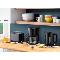 Braun Breakfast Toaster, HT 1010 BK, 2 Slots, 8 Browning Settings, Bun Warmer, 900 Watts, Black