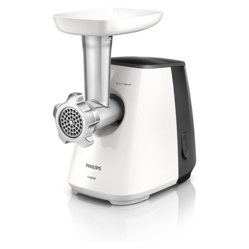 Philips Daily Collection Meat Mincer, HR2712-30, 450W, Nominal 1600W Blocked Power - 1.7KG / Min
