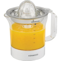Kenwood Citrus Juicer 40W Juice Extractor With 1L Transparent Juice Jug, Stainless Steel Filter, Dust Cover, 2 Way Rotation, JE290A, White / Clear