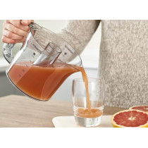 Kenwood Citrus Juicer 40W Juice Extractor With 1L Transparent Juice Jug, Stainless Steel Filter, Dust Cover, 2 Way Rotation, JE290A, White / Clear
