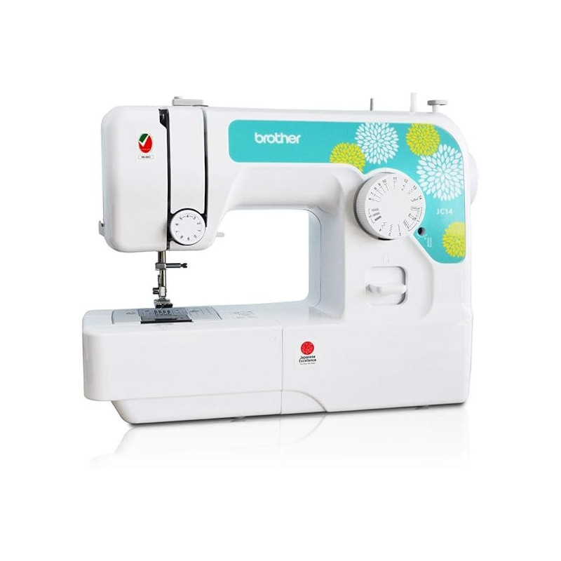 Brother Sewing Machine, JC14, 14 Stitches, Led Sewing Light, Instructional DVD Included