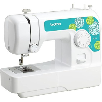 Brother Sewing Machine, JC14, 14 Stitches, Led Sewing Light, Instructional DVD Included