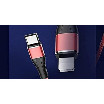 Jellico IP-190 Type C To Lightning Fast Charging Cable Compatible For iPhone 12 Series MFI Certified USB C To Lightning Braided Cord 18W Fast PD Charge For iPhone