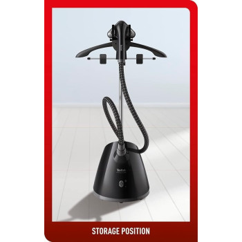 Tefal Pro Style One Upright Garment Steamer, 1.3 Litre, 1650-1960 Watts, Black, Plastic, IT2461M0