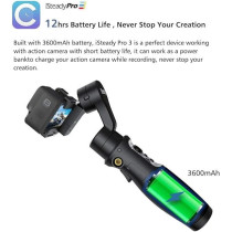 Hohem IPX4 Splash Proof App Remote Control Isteady Pro 3 Handheld 3-Axis Camera Gimbal Stabilizer With Tripod Stand