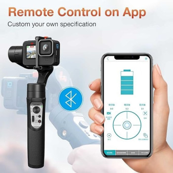 Hohem 3 Handheld Automatic Motion Time Lapse Expert Gimble Stabilizer With 12H Runtime For Action Camera Gopro Hero 7/6/5/4/3, Isteady Pro
