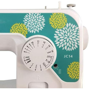 Brother JC14 Household Sewing Machine, White Colour