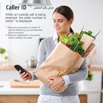 Panasonic Digital Cordless Phone With 3 Headstes KXTG2713, Black, KX-TG2713UE1