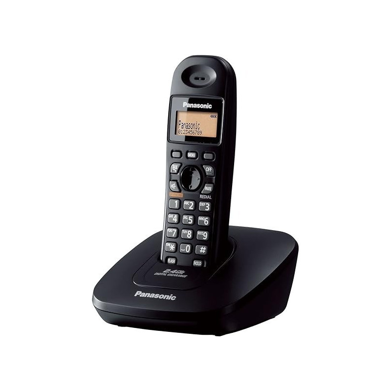 Panasonic KX-TG3611BX Cordless Telephone, Black Colour