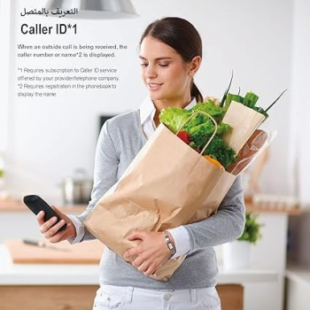 Panasonic KX-TG3611BX Cordless Telephone, Black Colour