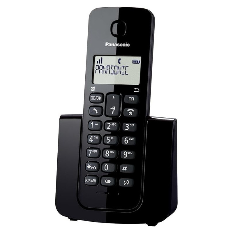Panasonic Cordless Phone TGB110, Black Colour