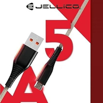 Jellico KDS-51M 5A USB To Micro Usb Mobile Phone Tablet PC Universal Super Fast Charging Data Cable, Length 1200MM