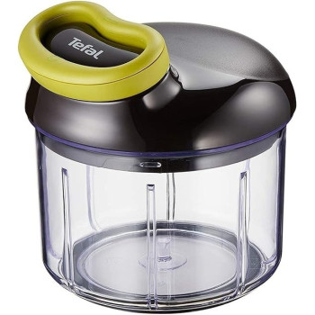 Tefal Manual Chopper 900Ml , K1320404, Black / Green Colour