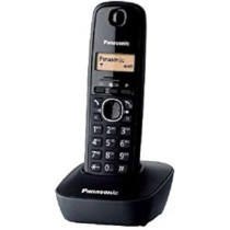 Panasonic KX-TG1611 Dect Cordless Phone, Black Colour