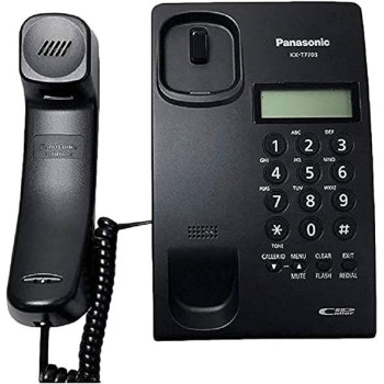 Panasonic KX-T7703 Caller ID Telephone, Black Colour