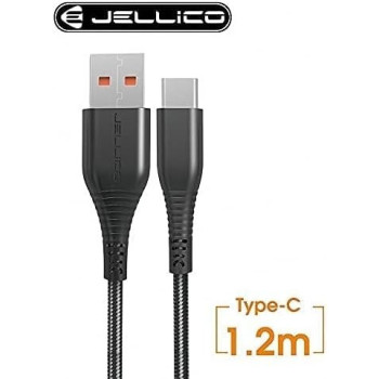 Jellico KDS-51T 5A USB To Type C USB Mobile Phone Tablet PC Universal Super Fast Charging Data Cable, Length 1200MM