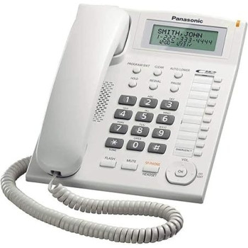 Panasonic Integrated Corded Telephone, KX-TS880MX, White Colour