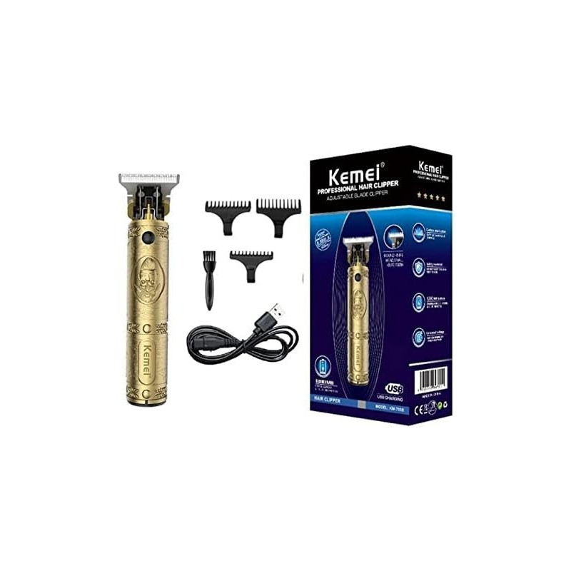 Kemei Professional Hair Trimmer, Golden Colour