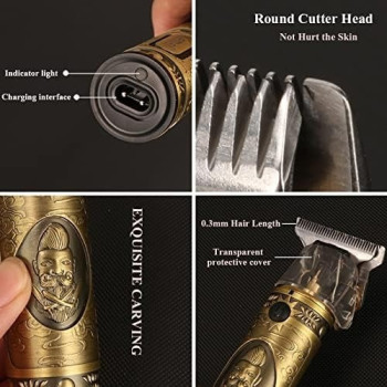 Kemei Professional Hair Trimmer, Golden Colour