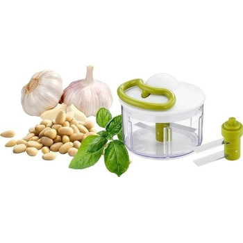 Tefal Non Electric 500Ml Manual Chopper, Transparent / White / Green, K1330404