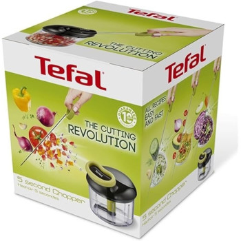 Tefal 5-Second Chopper, 900 ml, Manual Food Chopper and Mixer, K1320404