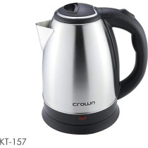 Crownline KT-157, 1.8L Cordless Kettle, Silver Colour
