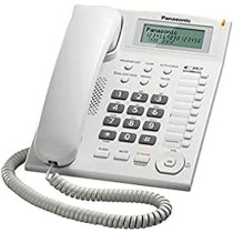 Panasonic KX-TS880 Integrated Corded Telephone, White Colour