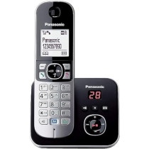 Panasonic KX-TG-6821 Cordless Telephone With Answering Machine, Black Colour