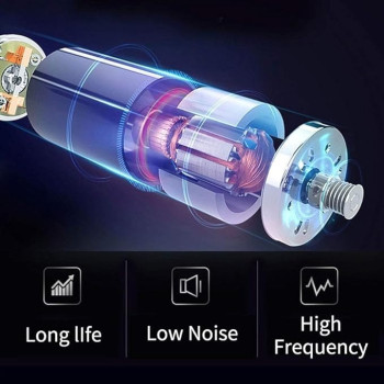 Massage Gun Electric Percussion Muscle Massager Relaxation 4 Head Vibration Fascial Gun Booster Massage Gun Noise Reduction, Colour Red