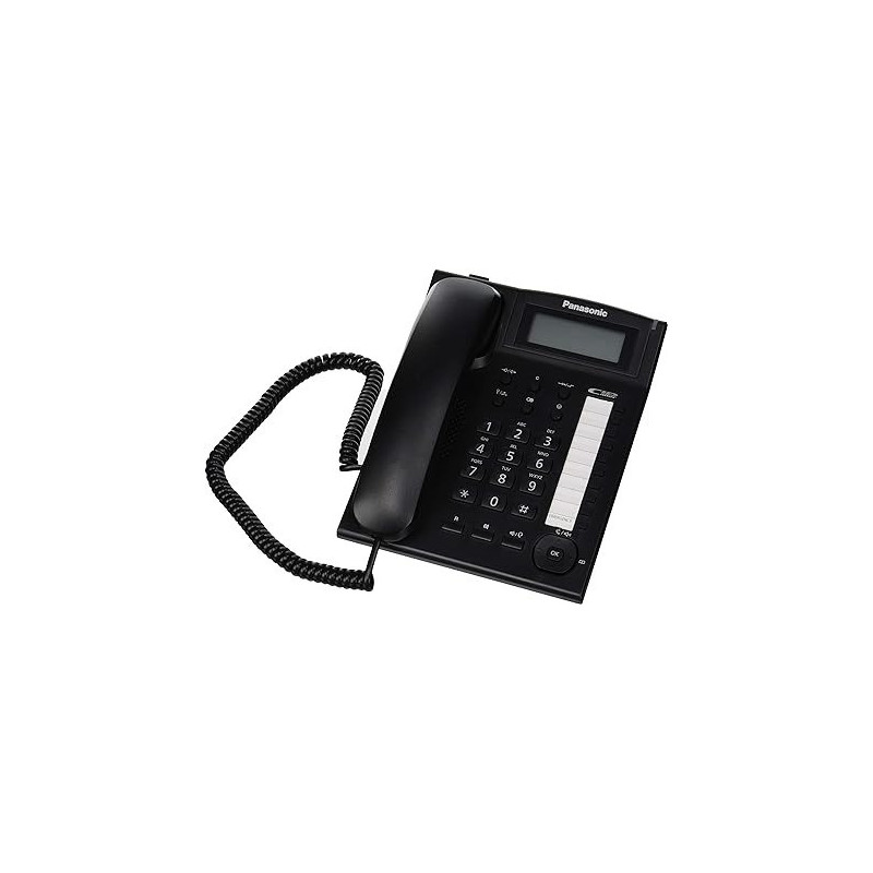 Panasonic KX-TS880EXW, Corded Telephone, Black Colour