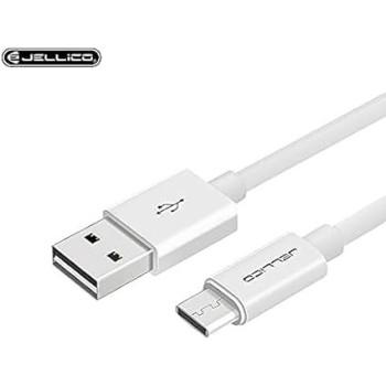 Jellico KDS-30T, 1-Meter Type C Cable, Fast Charging 3.1A USB Type A Male To Type C, White Colour