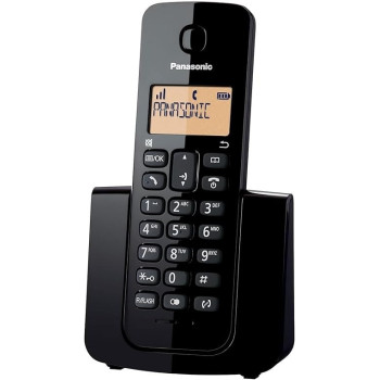 Panasonic Digital Cordless Phone With Caller ID Single Handset, UAE Certified, Black Colour, KX TGB110UE1