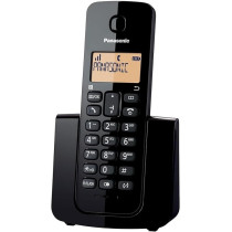 Panasonic Digital Cordless Phone With Caller ID Single Handset, UAE Certified, Black Colour, KX TGB110UE1