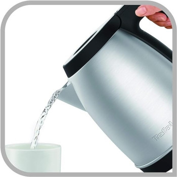 Tefal Express Large Capacity 1.7 Litre Kettle, 2400 Watt, Silver, Plastic / Stainless Steel - KI280D27