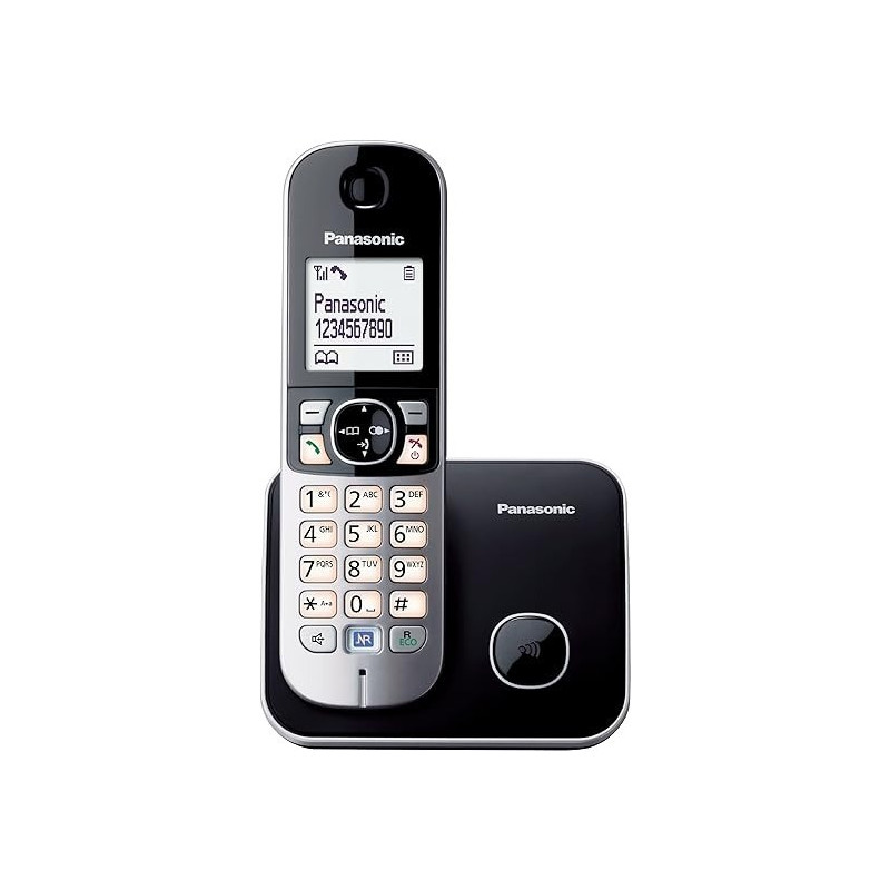 Panasonic KX-TG6821, Telephones, Dect / Desk, Black / Silver Colour, LCD, Monophonic