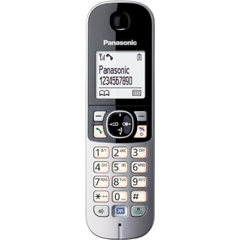 Panasonic KX-TG6821, Telephones, Dect / Desk, Black / Silver Colour, LCD, Monophonic