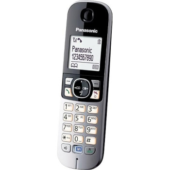 Panasonic KX-TG6821, Telephones, Dect / Desk, Black / Silver Colour, LCD, Monophonic
