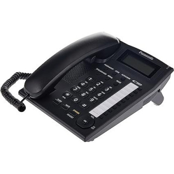 Panasonic KX - TS880 Integrated Corded Telephone, Black Colour