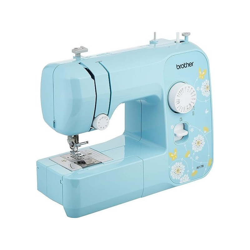 Brother Sewing Machine, JK17B, 17 Stitches, LED Sewing Light, Instructional DVD Included