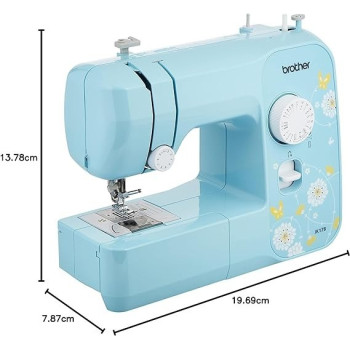 Brother Sewing Machine, JK17B, 17 Stitches, LED Sewing Light, Instructional DVD Included