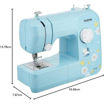 Brother Sewing Machine, JK17B, 17 Stitches, LED Sewing Light, Instructional DVD Included