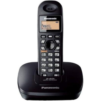 Panasonic Cordless Landline Phone KX-TG3611, Black