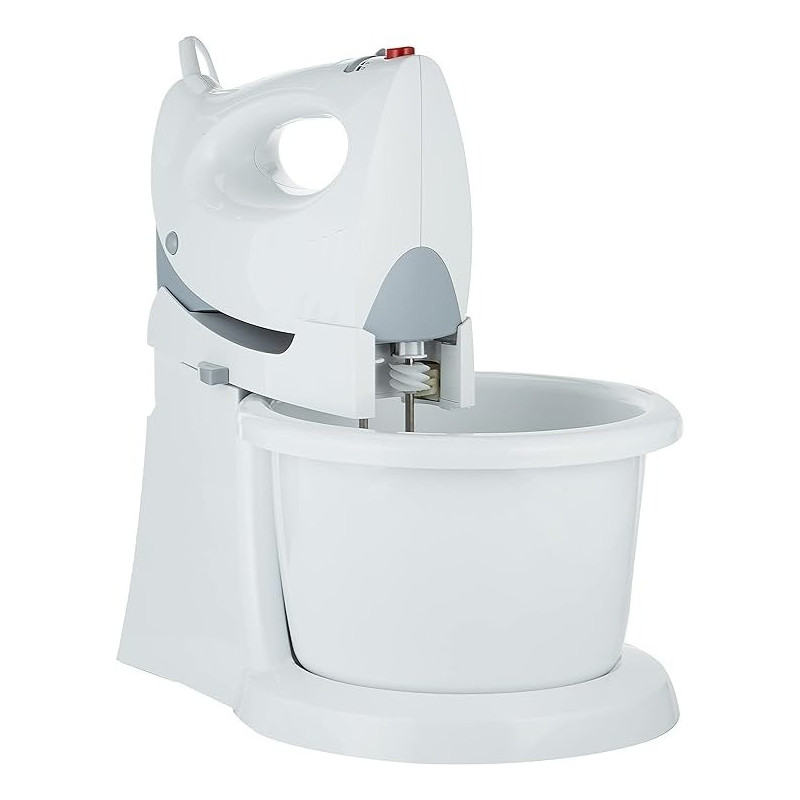 Bosch Hand Mixer With Bowl, Two Stainless Steel Turbo Whisks, 350 Watts, MFQ3555GB, White Colour
