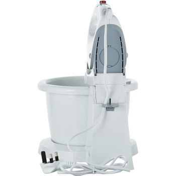 Bosch Hand Mixer With Bowl, Two Stainless Steel Turbo Whisks, 350 Watts, MFQ3555GB, White Colour