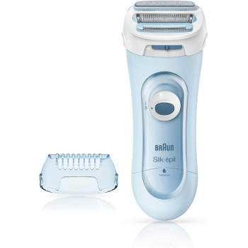 Braun Silk-Epil Lady Shaver 5-160, Blue, 3-In-1 Wet And Dry Electric Shaver