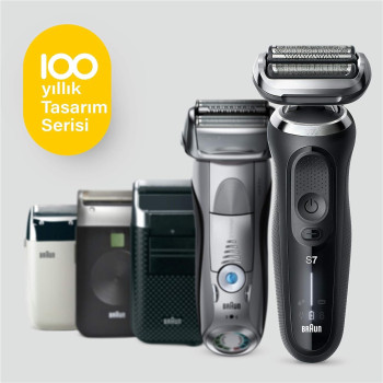 Braun Series 7 Shaver MDS7-70 Wet And Dry Shaver, Design Edition, Black Colour