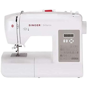 Singer Sewing Machine, Model Brilliance 6180, White Colour