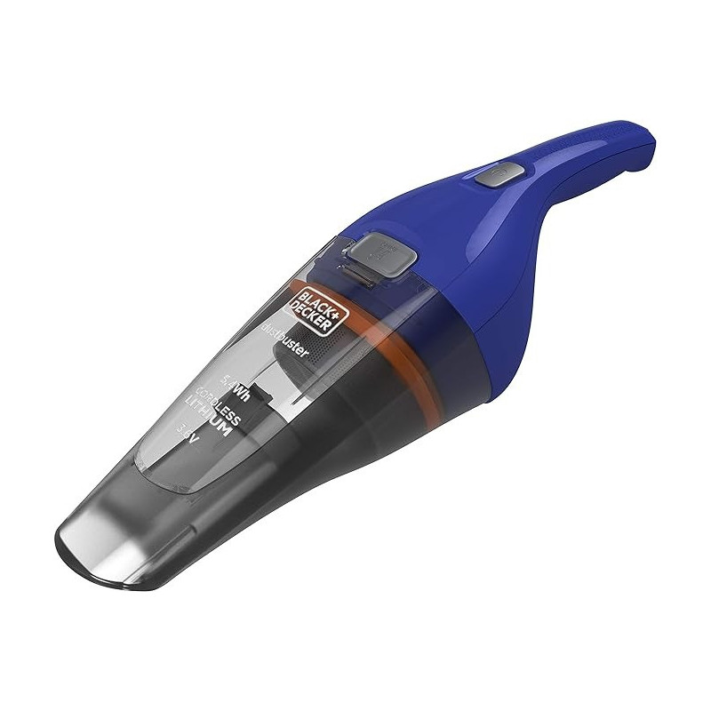 Black And Decker 3.6V 1.5AH LI-Ion Cordless Dustbuster Handheld Vacuum Blue, NVC115WA-B5